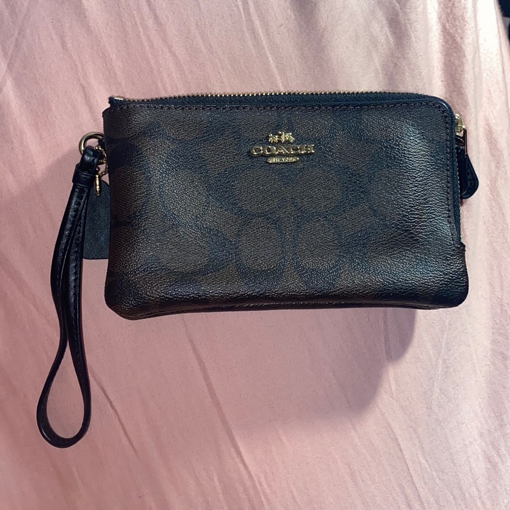small coach black bag